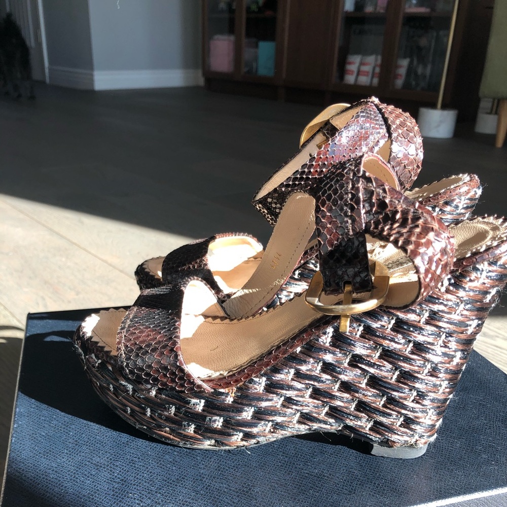 Prada wedge sandals